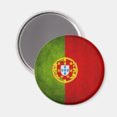 Nationale Flagge Portugals Magnet (Vorderseite/Rückseite)