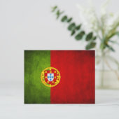 Nationale Flagge Portugals Postkarte (Stehend Vorderseite)