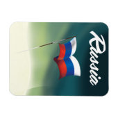 Nationale Flagge Russlands Magnet (Horizontal)