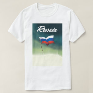 Nationale Flagge Russlands T-Shirt