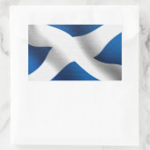 Nationale Flagge Schottlands & St Andrew Patriotic Rechteckiger Aufkleber (Tasche)