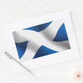 Nationale Flagge Schottlands & St Andrew Patriotic Rechteckiger Aufkleber (Umschlag)