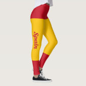 Nationale Flagge Spaniens anpassen Leggings (Rechts)