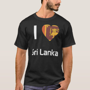Nationale Flagge Sri Lankas Souvenir für Männer Fr T-Shirt