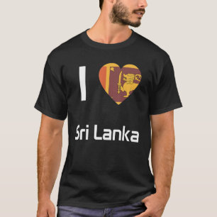 Nationale Flagge Sri Lankas Souvenir für Männer Fr T-Shirt