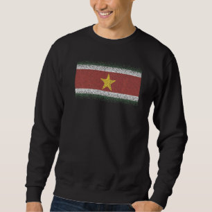 Nationale Flagge Suriname-Souvenir für Männer Frau Sweatshirt