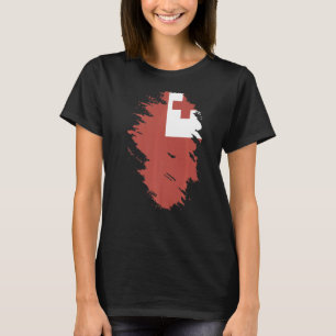 Nationale Flagge Tonga Souvenirgeschenk für Männer T-Shirt