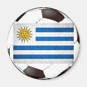 Nationale Flagge Uruguays Magnet (Vorne)