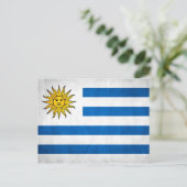 Nationale Flagge Uruguays Postkarte (Stehend Vorderseite)