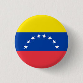 Nationale Flagge Venezuelas Button