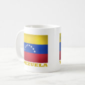 Nationale Flagge Venezuelas Kaffeetasse (Vorderseite Links)