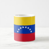 Nationale Flagge Venezuelas Kaffeetasse (Mittel)