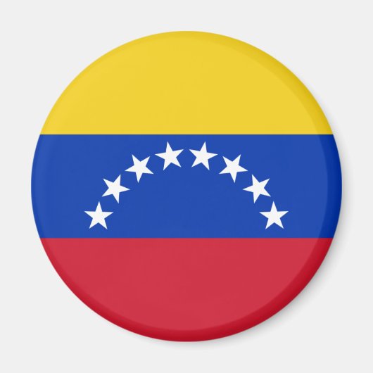 Nationale Flagge Venezuelas Magnet (Vorne)