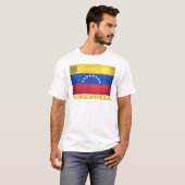 Nationale Flagge Venezuelas T-Shirt (Vorne ganz)