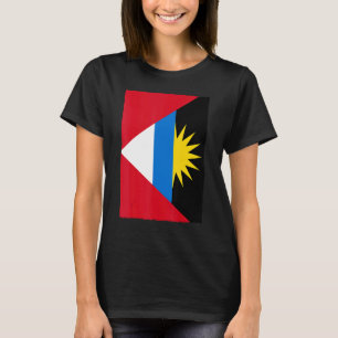 Nationale Flagge von Antigua und Barbuda T-Shirt