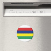 Nationale Flagge von Mauritius Magnet (In Situ (Geschirrspüler))