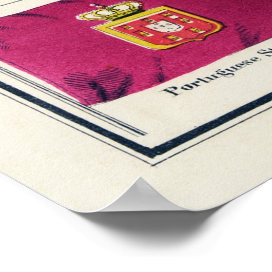 Nationale Flaggen Poster (Ecke)