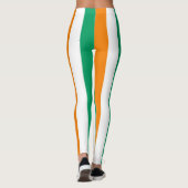 Nationale Flaggenfarben der Elfenbeinküste - verti Leggings (Rückseite)