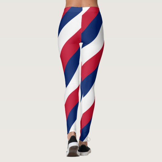 Nationale Flaggenfarben des Vereinigten Königreich Leggings (Rückseite)