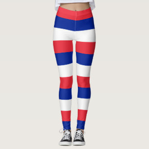 Nationale Flaggenfarben in Frankreich Horizontal g Leggings