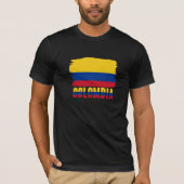 Nationale Flaggenreise Kolumbiens T-Shirt (Vorderseite)