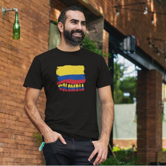 Nationale Flaggenreise Kolumbiens T-Shirt