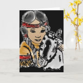 Nationale Freunde Karte (Gelbe Blume)