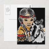Nationale Freunde Postkarte (Vorne/Hinten)