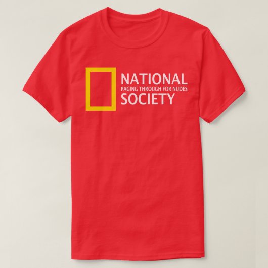 Nationale Gestaltung durch die Gesellschaft T-Shirt (Design vorne)