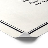 NATIONALE HIGHWAY-KARTE 1958 POSTER (Ecke)