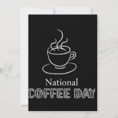 Nationale Kaffeeausweis Einladung (Rückseite)