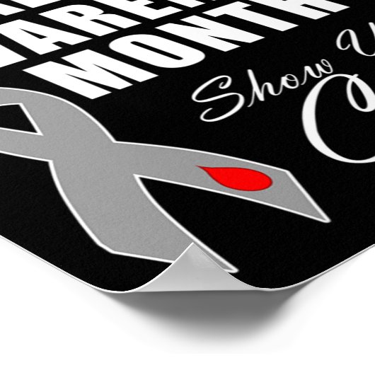 Nationale Kampagne zur Sensibilisierung für Diabet Poster (Ecke)