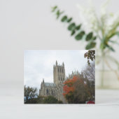 Nationale Kathedrale im Herbst Postkarte (Stehend Vorderseite)