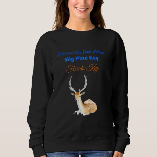 Nationale Key Refugium Big Pine Key Florida Keys Sweatshirt (Vorderseite)
