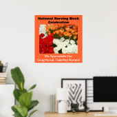 Nationale Krankenpflege-Wochen-Feierkunst Poster (Heimbüro)