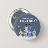 Nationale Krankenwoche Button (Vorne & Hinten)