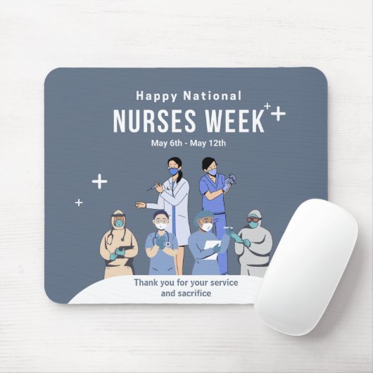 Nationale Krankenwoche Mousepad (Mit Mouse)