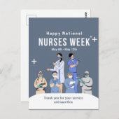 Nationale Krankenwoche Postkarte (Vorne/Hinten)