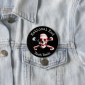 "Nationale krasse Tech-Woche" mit dem Schädel Button (Beispiel)