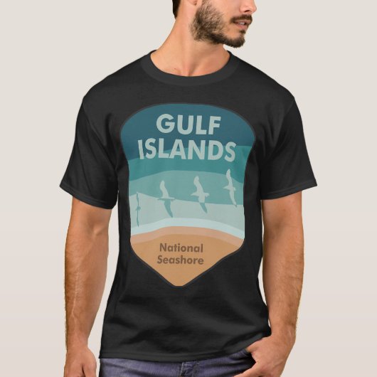 Nationale Küste der Golfinseln T-Shirt (Vorderseite)