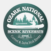 Nationale Landschaftliche Wasserstraßen in Ozark ( Magnet (Vorne)