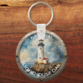 Nationale Leuchtturmsignatur Schlüsselanhänger (Rückseite)