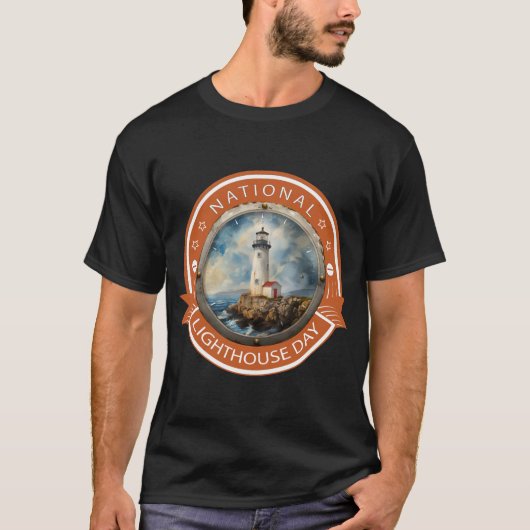 Nationale Leuchtturmsignatur T-Shirt (Vorderseite)