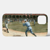 Nationale Liga-Baseball-Spiel 1886 Case-Mate iPhone Hülle (Rückseite (Horizontal))