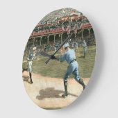 Nationale Liga-Baseball-Spiel 1886 Große Wanduhr (Winkel)