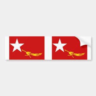 Nationale Liga für Demokratie, Myanmar-Flagge Autoaufkleber