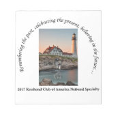 Nationale Logo-Option #1 2017 Notizblock (Vorderseite)