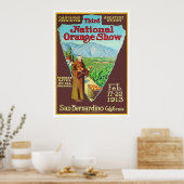 Nationale Orange-Show 1913 Poster (Küche)