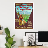 Nationale Orange-Show 1913 Poster (Heimbüro)