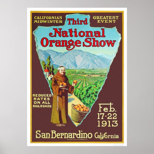 Nationale Orange-Show 1913 Poster (Vorne)